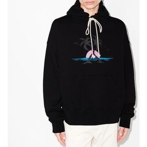 Authentic Palm Angles Hugging Palms Print Hoodie oversized